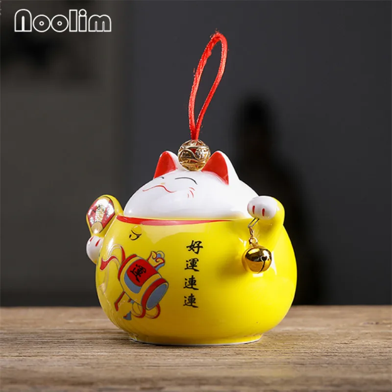 Керамические Герметичные банки Lucky в форме милых кошек для чая Мини специй