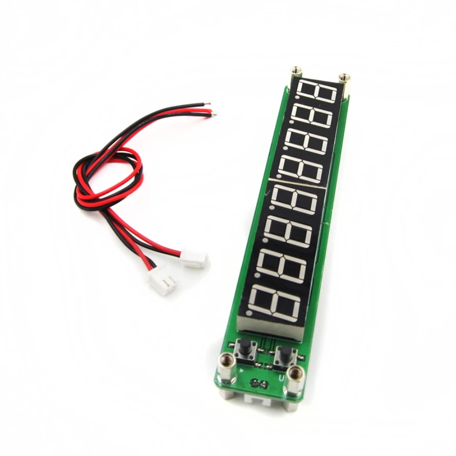 8 digits 0.56&quotLED 0.1MHz ~ 60MHz 20MHz 2.4GHz Digital Frequency Counter Meter Tester Cymometer LED Display RF Signal Input |