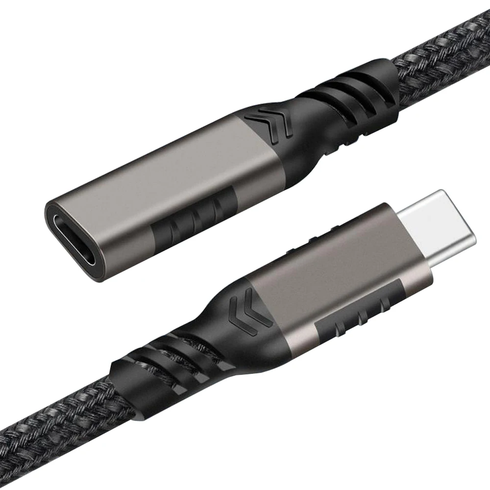 100 Вт USB 3 2 Gen 10 Гбит/с USC -C штекер-гнездо Тип C удлинитель для синхронизации данных