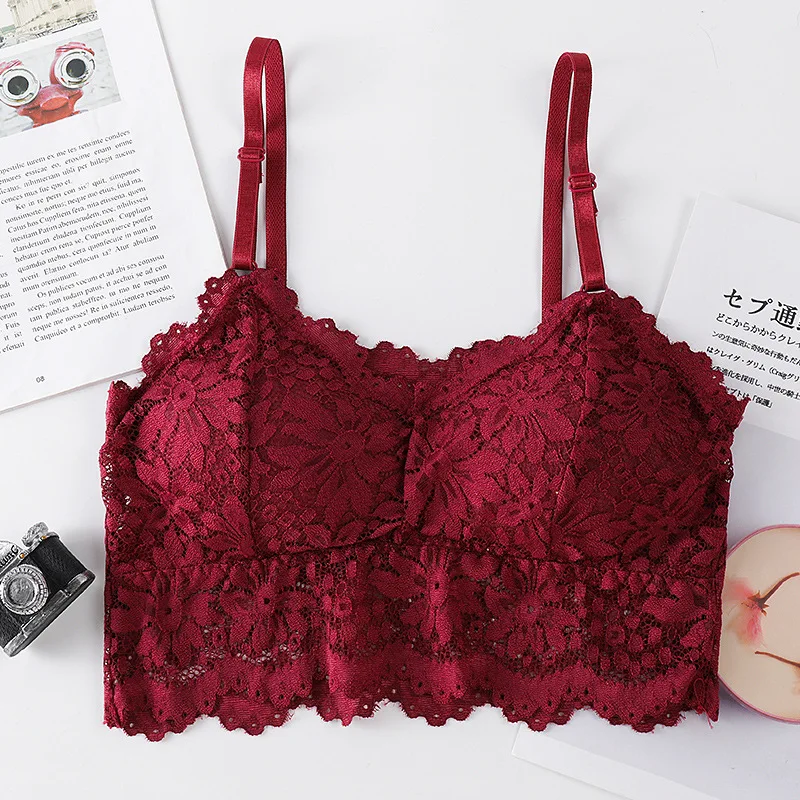 Женский кружевной бюстгальтер с чашками пуш-ап без косточек | Женская одежда