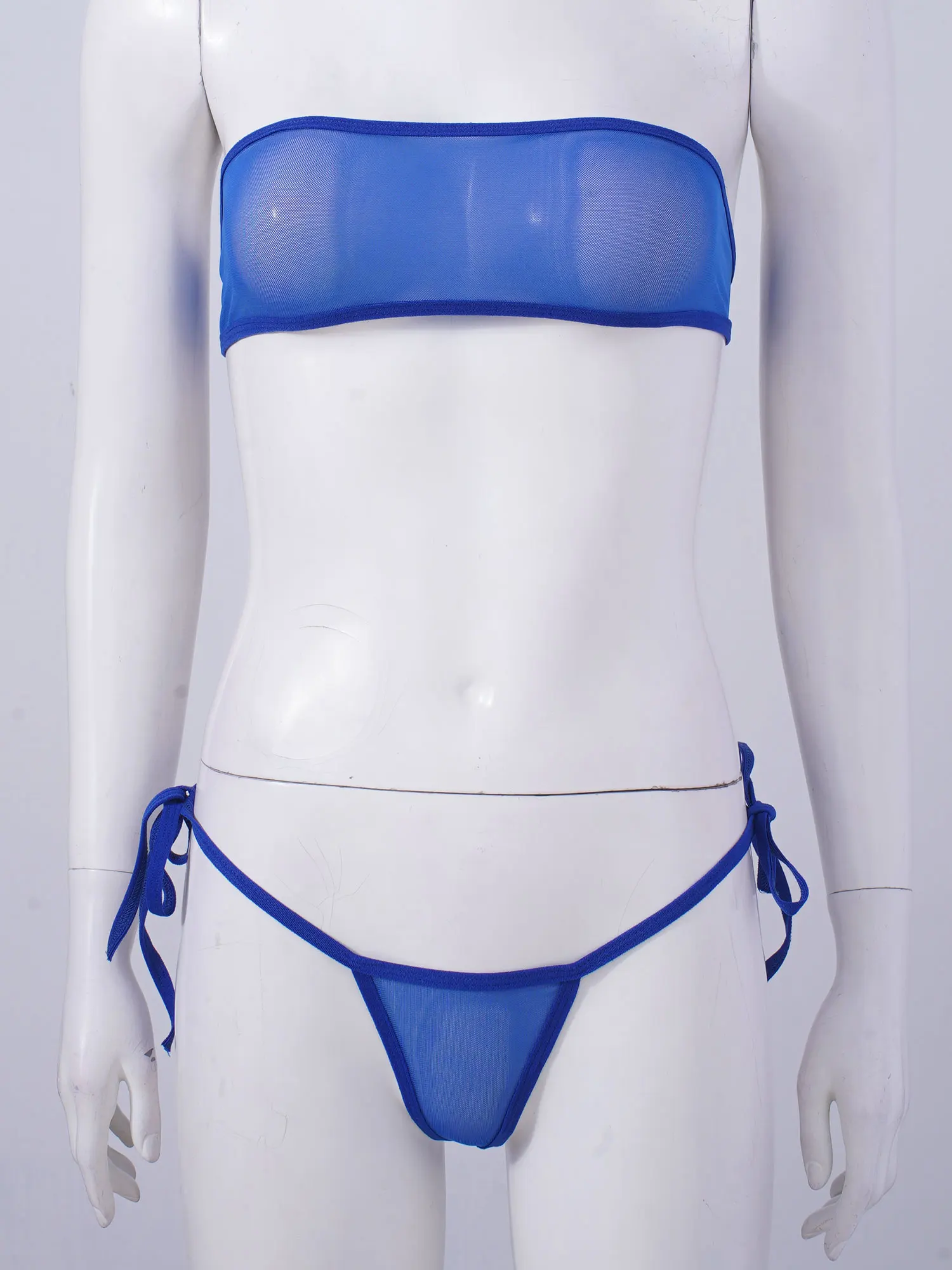 Сексуальный женский прозрачный сетчатый комплект бикини купальник пляжная