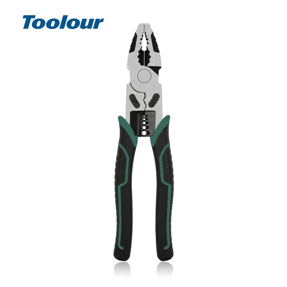 Toolour 9 ''многофункциональный инструмент для зачистки проводов плоскогубцы для тяжелых проводов плоскогубцы диагональные профессиональные плоскогубцы инструменты для ручного обжима