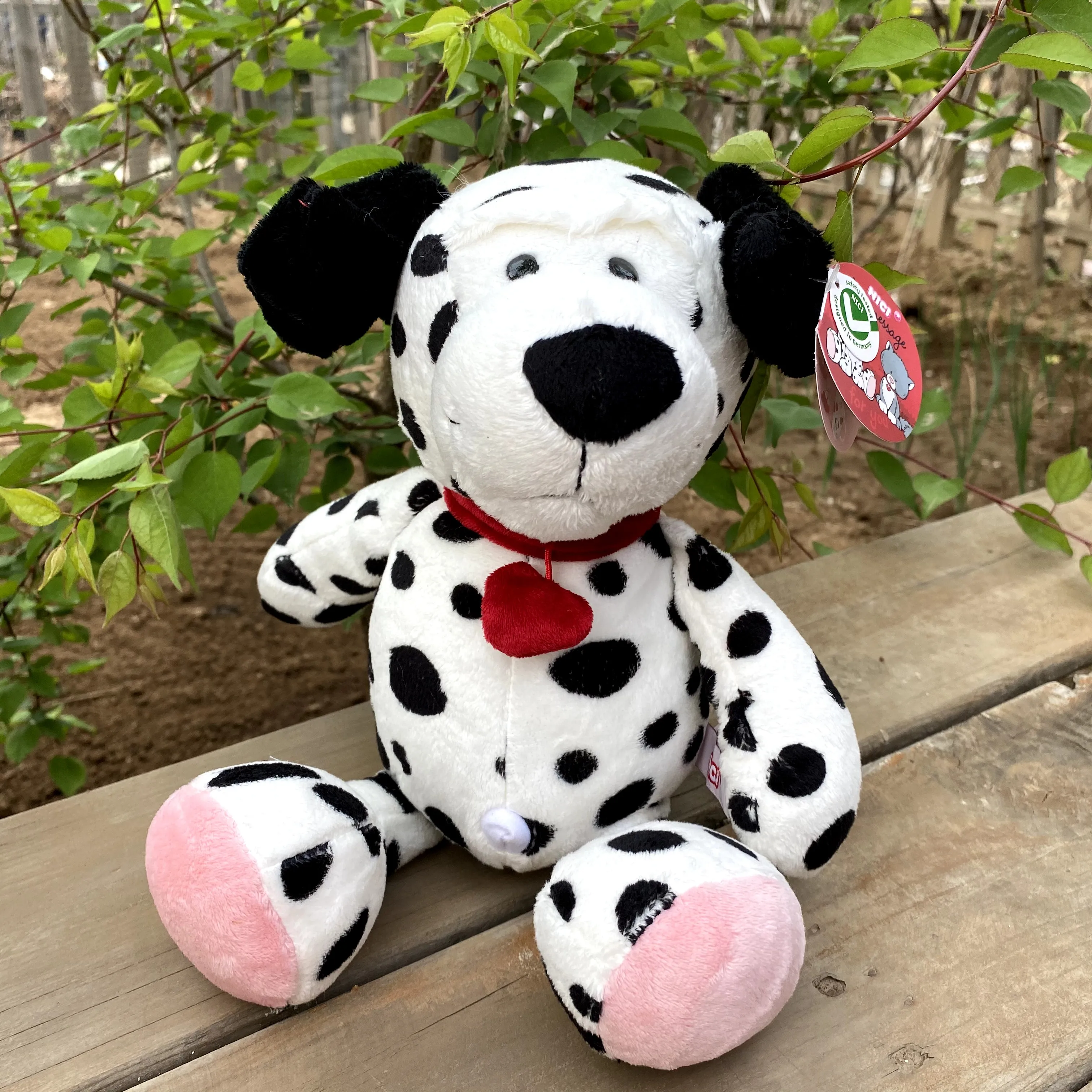 35-50cm Spotted Dog Sacrf Stuffed Plush Soft Doll Dalmatian Puppy Animals Toy Girls Baby Kids Birthday Gift