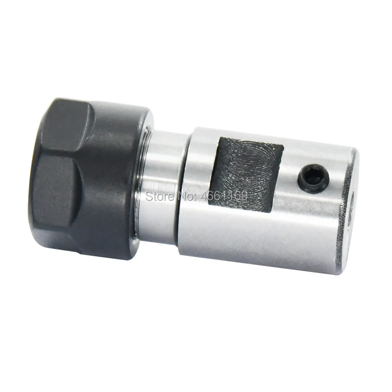 

1set C16 ER11 5mm 6mm 6.35mm 7mm 8mm 10mm Motor Shaft Collet Chuck Extension Rod Spindle Collet Lathe Tools+2pcs collet 1/4 1/8