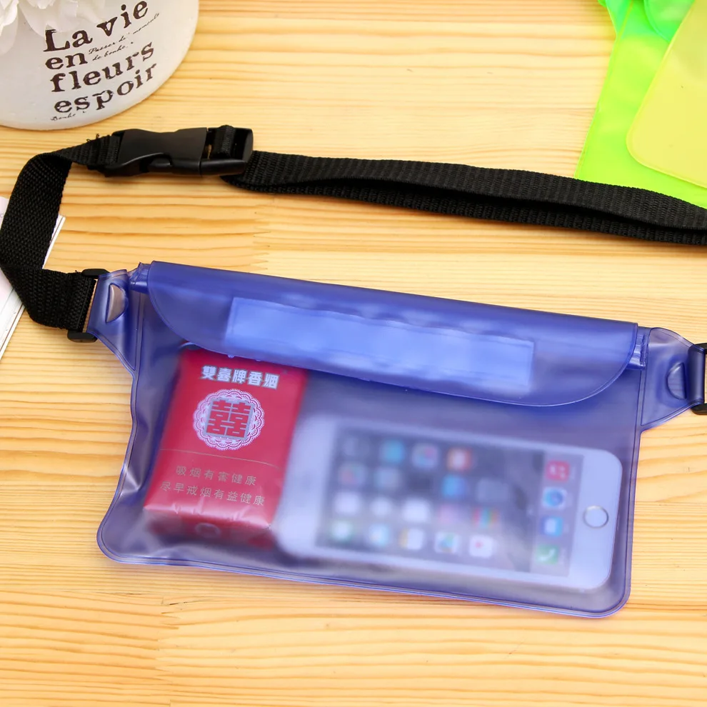 

For Xiaomi 11 Poco X3 Pro POCO M3 Redmi Note 10 Pro Max Galaxy A51 5G Waterproof Swimming Ski Drift Diving Shoulder Waist Bag