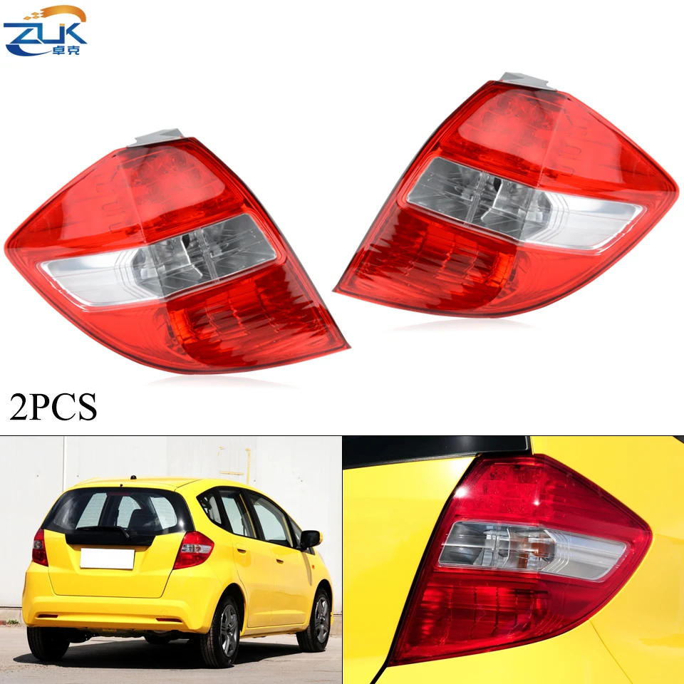 ZUK пара задний бампер светильник хвост для HONDA FIT Джаз 2012 2013 GE6 GE8 Taillamp стоп-сигнал