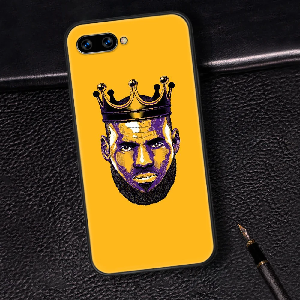 

Basketball LeBron King James Phone Case Cover Hull For HUAWEI Honor 6A 7A 7C 8 8A 8S 8x 9 9x 10 10i 20 Lite Pro black Prime