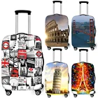 Эластичный чехол для чемодана на колесиках, с защитой от пыли