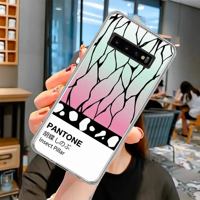 

DIY pretty Demon Slayer Blade Phone Case For Samsung S6 S7 S7 edge S8 S8 Plus S9 S9 Plus S10 S10 plus S10 E(lite)
