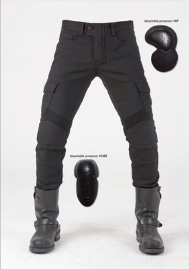 Spring and Autumn Motorcycle Pants Men's Casual Loose Drawstring Outdoor Hiking Sports Off-road with Up | Автомобили и