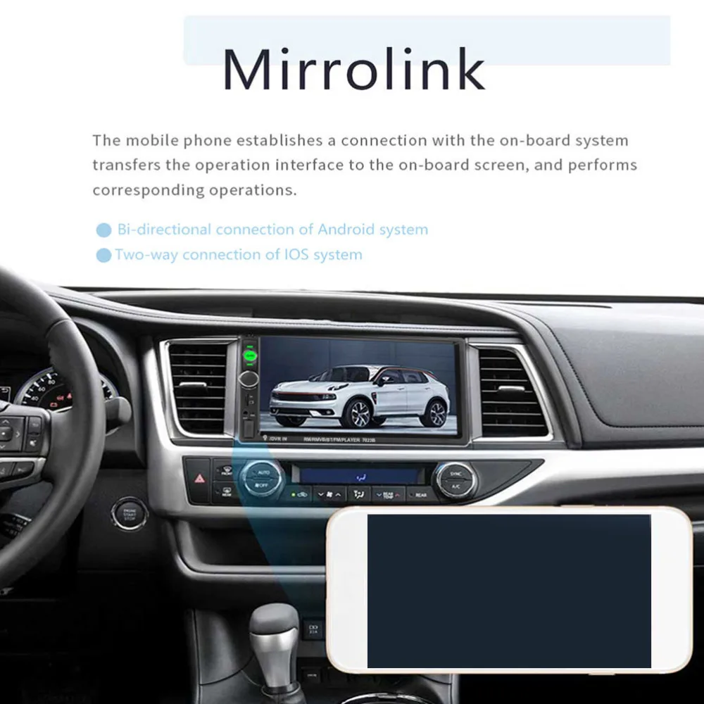 

1 Set Car Mounted MP5 Player Car Player High Definition Car Radio