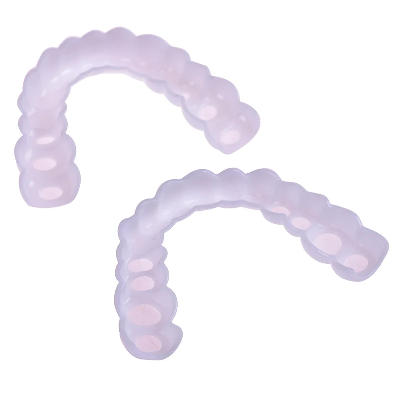 Отбеливающая накладка на зубы удобная Силиконовая виниры для красоты косметика