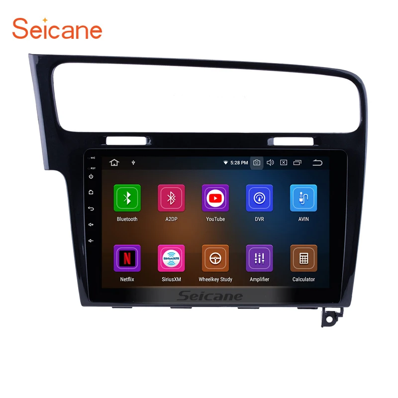 Автомагнитола Seicane 4 + 64 ГБ 10 1 дюйма Android 0 GPS навигация мультимедиа для 2013 2014 2015 VW