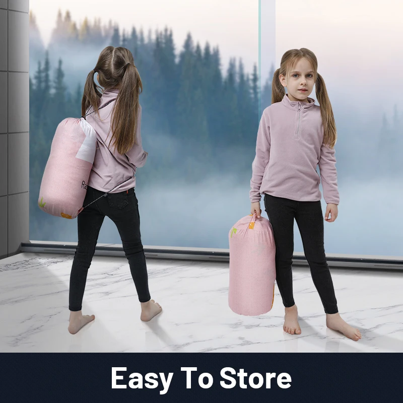 

Hewolf Children's Sleeping Bag 4 Season Lightweight Waterproof Cartoon Warm Mummy Camping Sleeping Bag Outdoor Saco De Dormir