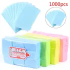 1000 шт., салфетки для снятия лака для ногтей