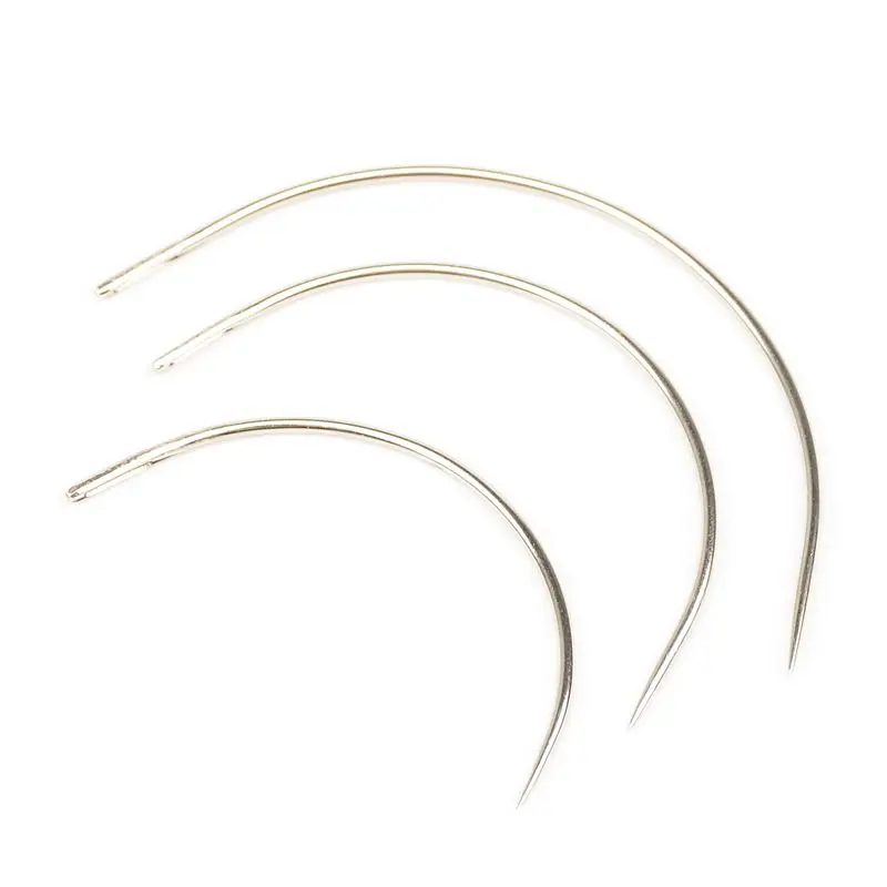 Набор иголки Крючки из нержавеющей стали #191 изогнутая игла для ручного шитья