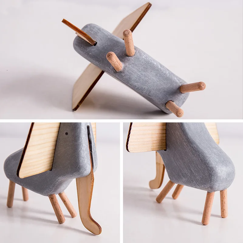 Living Room Decor Nordic Style Decoration Animal Figurines Cartoon Ornaments