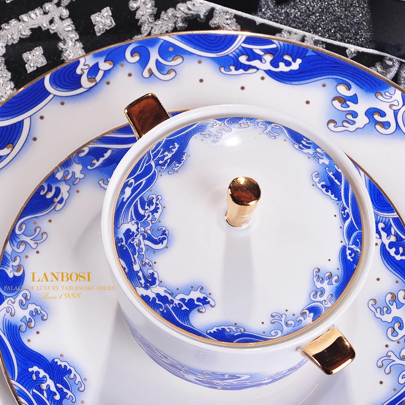 

Hotels Restaurant Ceramic Tableware Stew Bowl Sea Cucumber Sea Cucumber Abalone Bird's Nest Dessert A Wing Cup Bowl Soup Bo