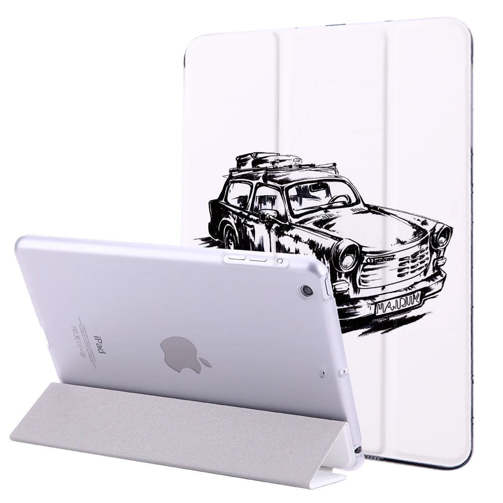 Автомобильный откидной Чехол с белым магнитом для Apple IPad Mini 4 7 9 дюйма симпатичный