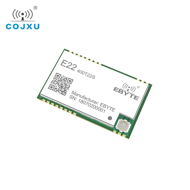 5 шт./лот SX1268 433 МГц TCXO UART LoRa сетевой E22 400T22S RSSI беспроводной приемопередатчик 22dBm IPEX