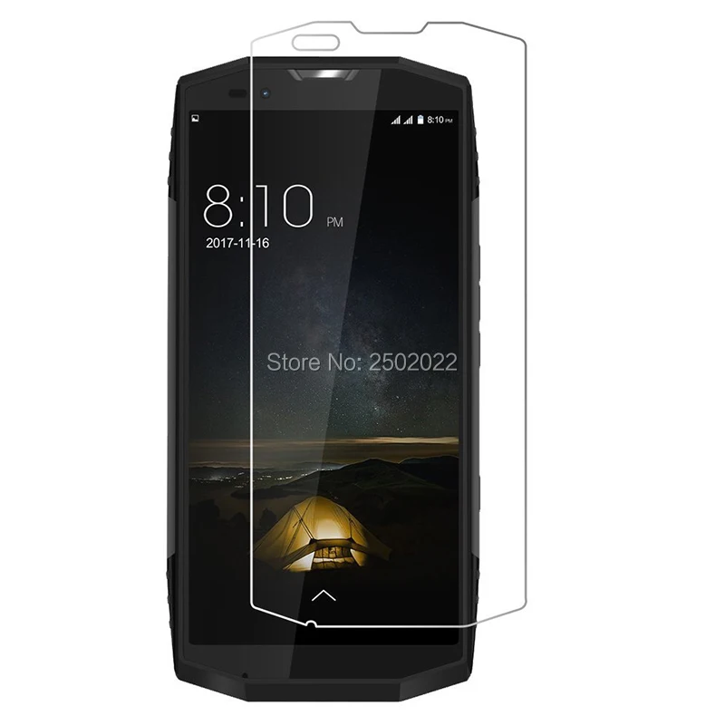 

10pcs for blackview bv9000 pro screen protector hd clear tempered glass protective film on black view bv9000pro bv 9000 5.7"