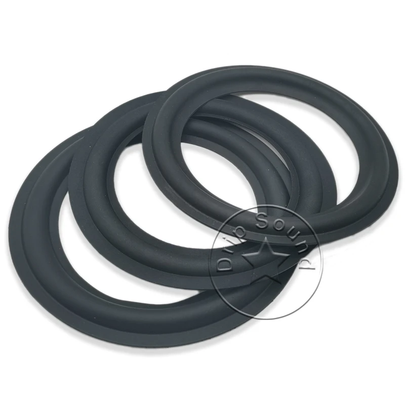 

2pcs 4"/4.5" inch Speaker Rubber Folded Edge Ring Woofer Repair Side Surround Circle Replacement Parts 109mm-117mm/4.29"-4.61"