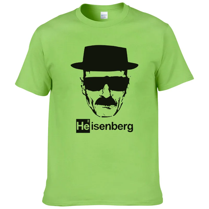 Heisenberg Футболка мужская повседневная хлопковая футболка с коротким рукавом