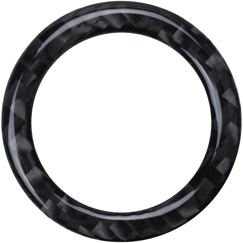 Кнопка запуска двигателя кольцо из углеродного волокна автомобильная пусковая