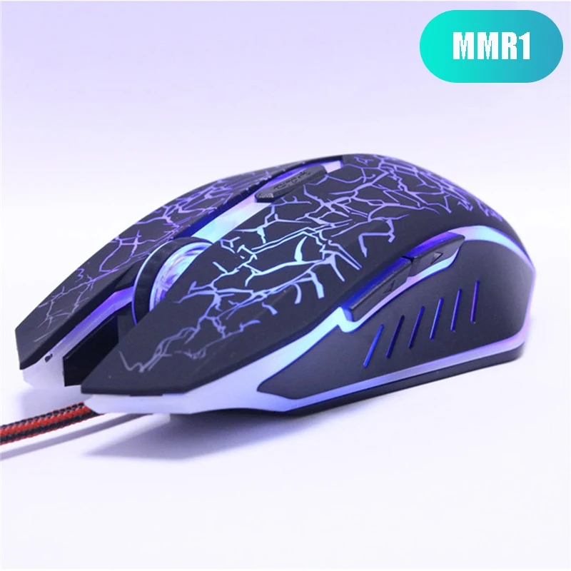 MMR1 black ZUOYA игровая мышь USB Проводная оптика Micel светодиодный с подсветкой игра Mause для ПК ноутбука pro gamer - Цвет: MMR1 black