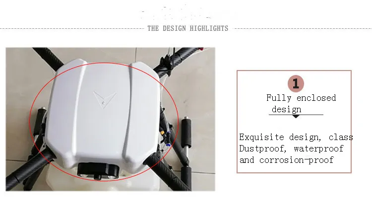 8 axis 10 кг 10л сельскохозяйственная защита беспилотника многоосевой сельскохозяйственная защита БПЛА для посыпания пестицидов RTF