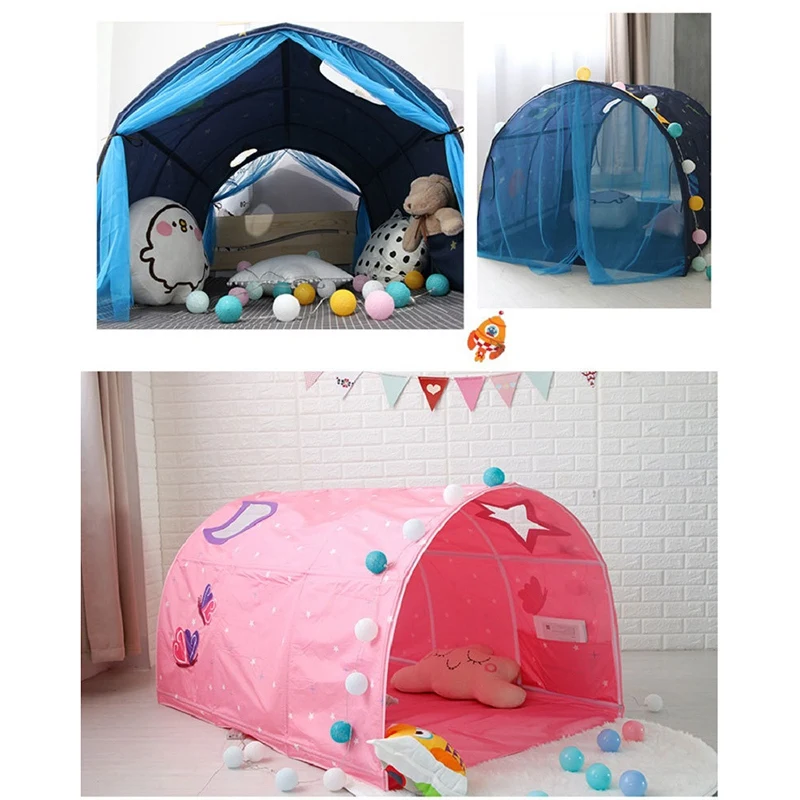 

Children's Playhouse Folding House Teepee Room Crawling Tunnel Toy