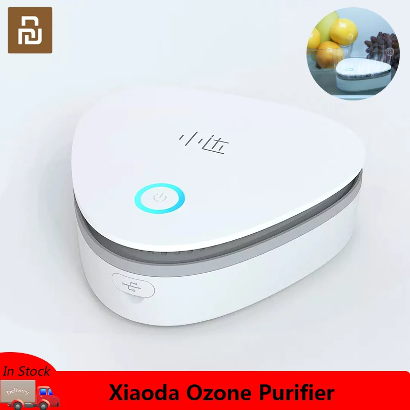 

Youpin Portable Purifier Ozone Deep Sterilizes and Decomposes Formaldehyde Remove Odors Food Long-term Preservation USB Charging