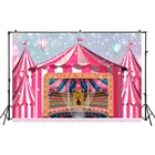 HUAYI Цветочный слон тема фотографии фоны девочка ребенок душ новорожденный торт стол Декор-баннер фото фон США-137