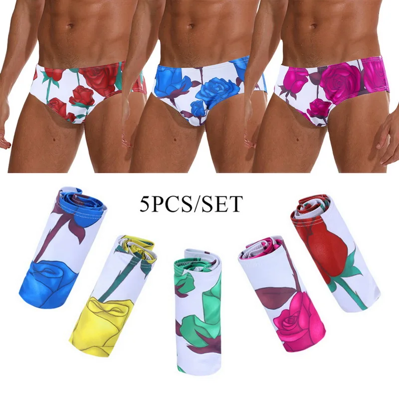 Мужское нижнее белье HEFLASHOR модное сексуальное пляжное с принтом 2019| |