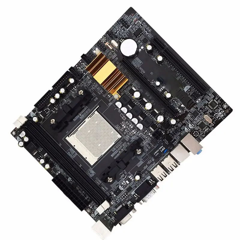 N68 C61 Desktop Computer Motherboard Support For Am2 Am3 Cpu Ddr2+Ddr3 Memory Mainboard With 4 Sata2 Ports | Электроника