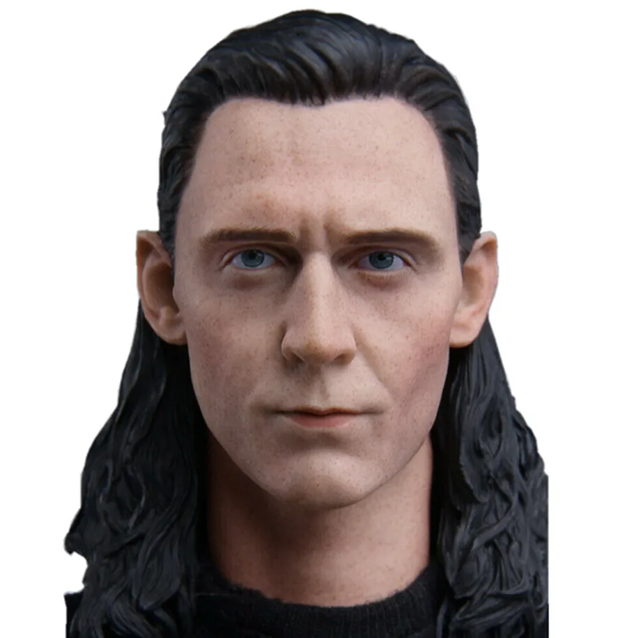 

1/6 Scale Head Carving Rocky Thomas William HiddlestonMale Modeling Model PVC long Neck Suitable For 12-Inch Action Figure Body