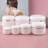 10pcs 20g30g50g100g150g travel face cream empty refillable bottles lotion plastic storage container for cosmetic makeup jar