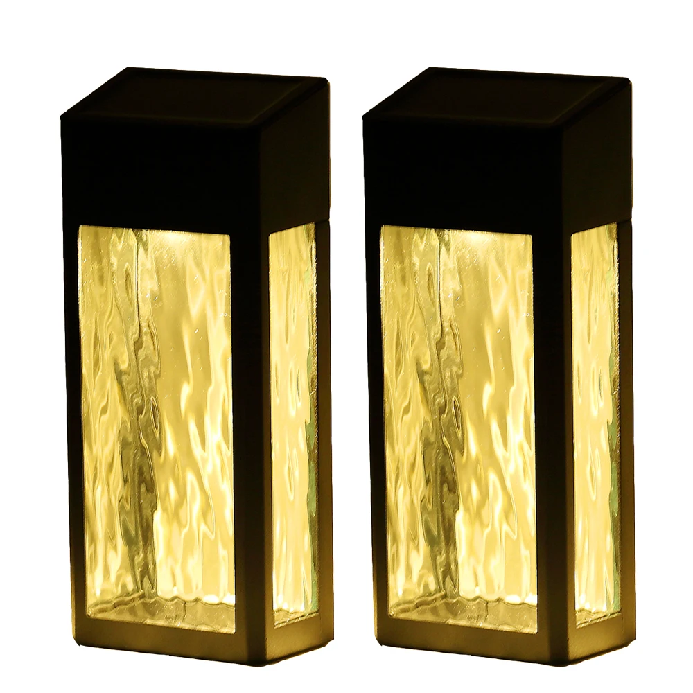2 шт. водонепроницаемые уличные лампы на солнечной батарее|Светодиодные
