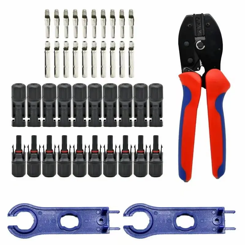 20 шт. разъем штекер и гнездо + 2 гаечный ключ 1 обжимной инструмент для проводов 5