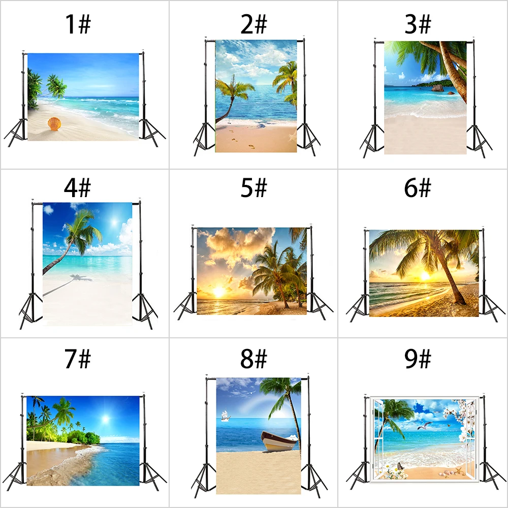 Фон для фотосъемки с изображением пляжа и морских пейзажей|Фон фотосъёмки| |