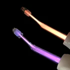 Сменный высокочастотный точечный электрод для лица, стеклянная трубка HF для удаления акне, уход за кожей, терапия с фиолетовымиоранжевыми лучами