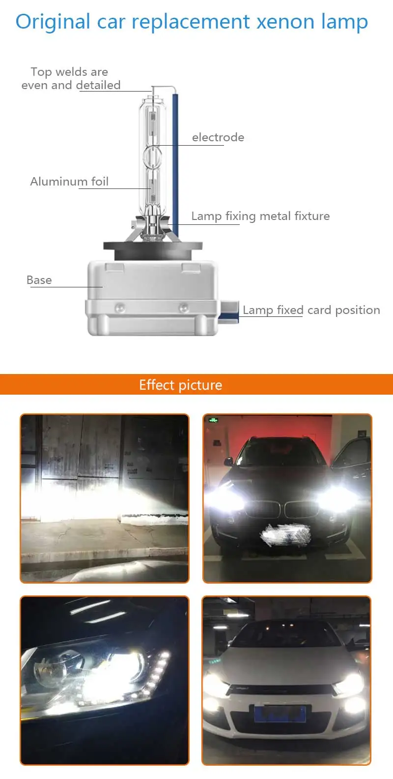 OSRAM Xenon HID D1S D2S D3S D4S 66140 66240 66340 66440 CBA холодный синий Advance 6000K мега белая Автомобильная фара(одиночная