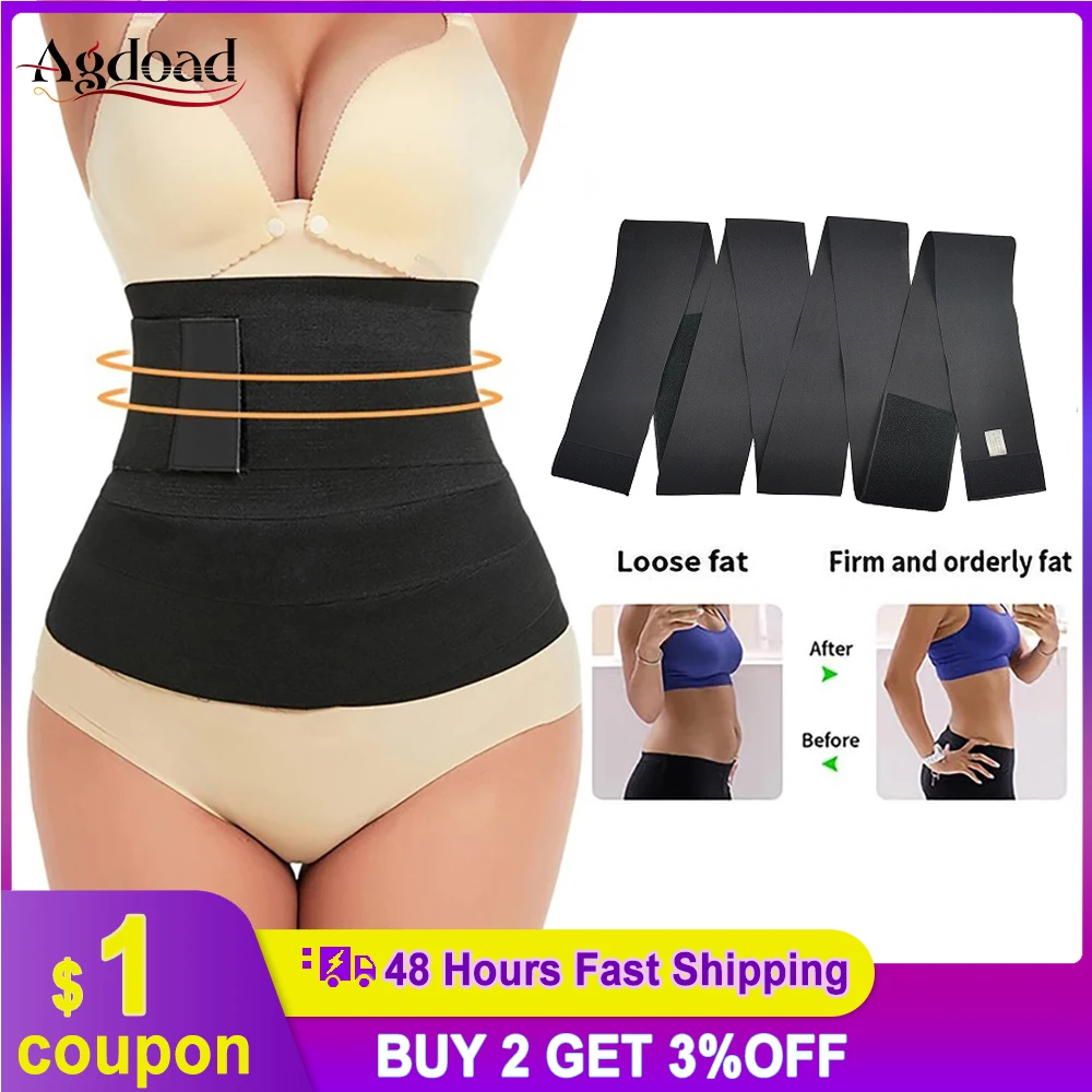 

Women Slimming Belts Waist Trainer Shaperwear Belt Waist Support Waist Cincher Female Postpartum Body Shaper Weight Loss Fitness