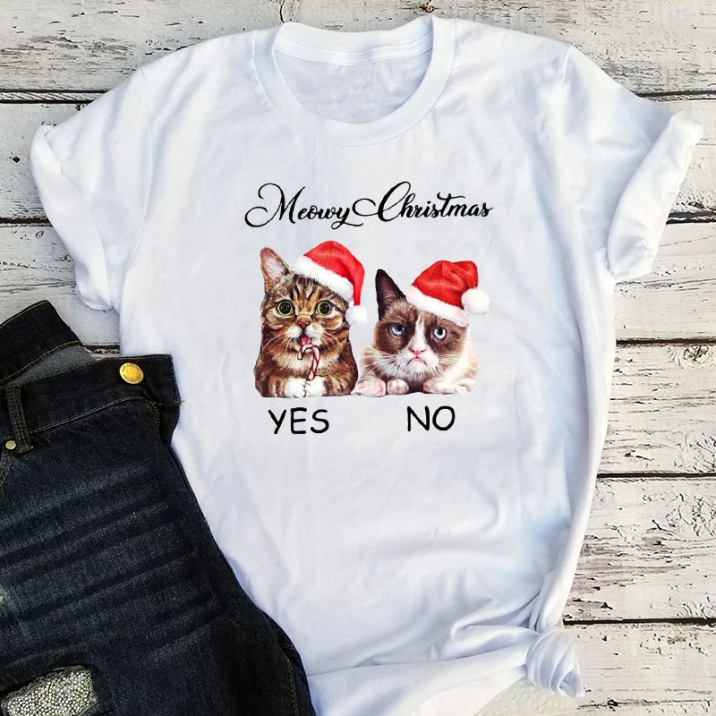 

Женская винтажная рубашка с принтом «Да Нет»