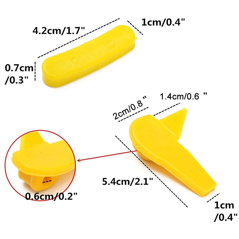 

Kit Protector Nylon Plastic Tire Changer Pads Replacement Tool Yellow Insert