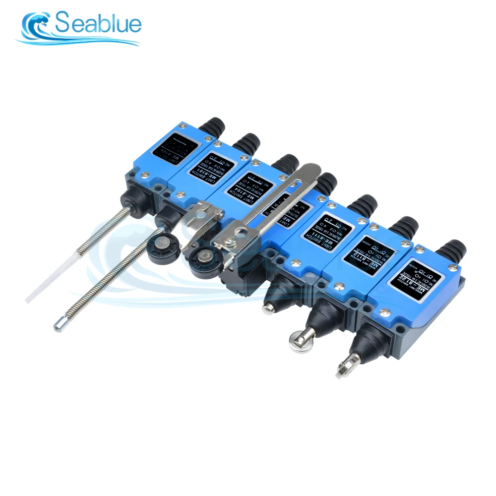 

AC 250V 5A Mini Limit Switch ME-8108 8104 8107 8122 8166 8111 8112 9101 Limit Switch Rotary Adjustable Roller Lever Arm Switch