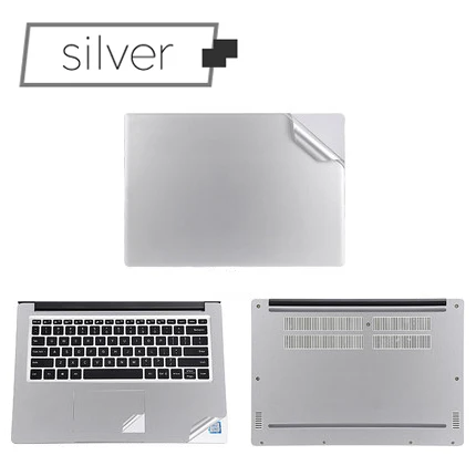 4-silver Наклейки на ноутбук для Xiaomi RedmiBook, 14 дюймов,, супертонкие наклейки на ноутбук, компьютер, для Xiaomi RedmiBook, 14 дюймов, чехол - Цвет: 4-silver
