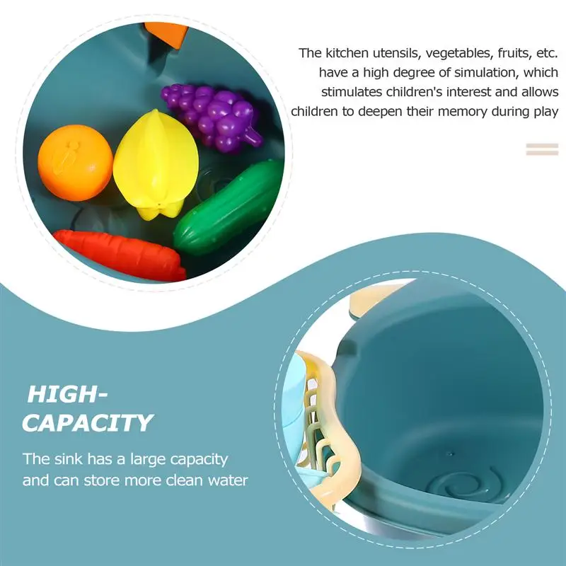 

1 Set Children Simulation Electric Dishwasher Educational Toy without Battery