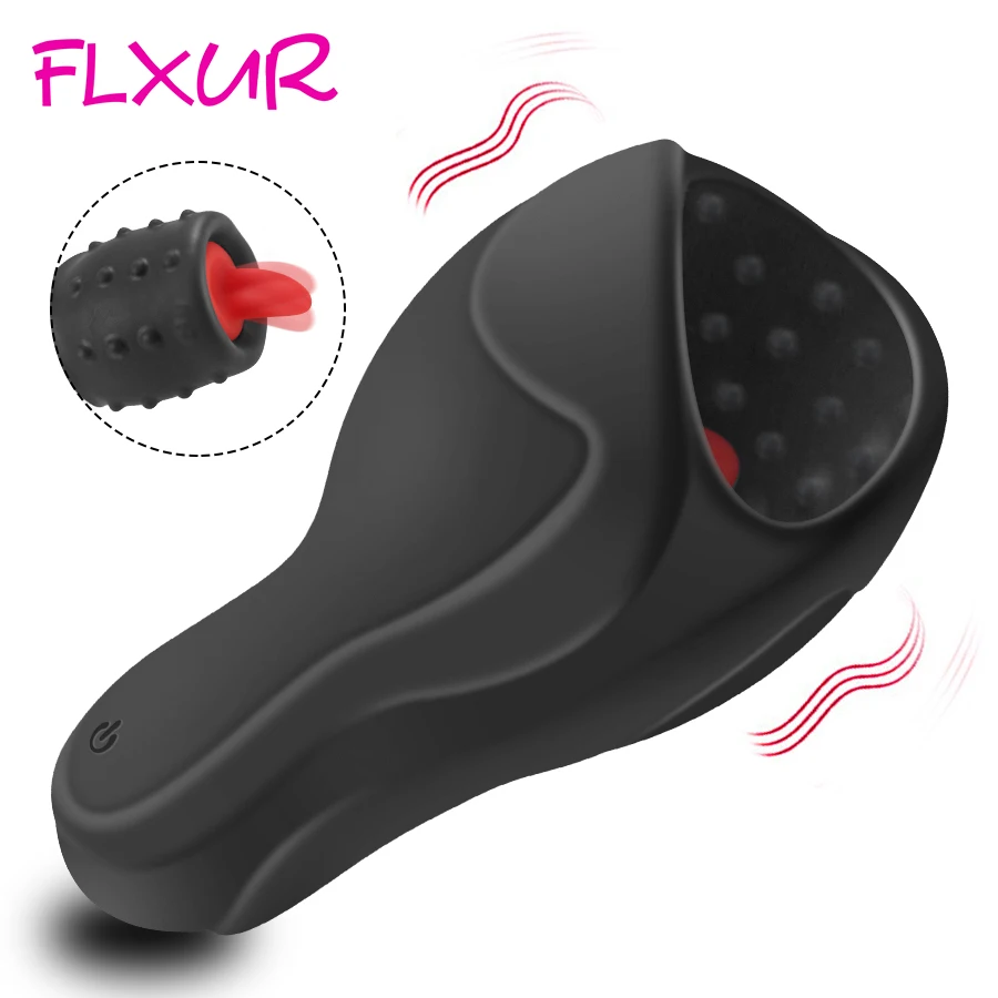 Мужской мастурбатор FLXUR 6 режимов вибратор интимные игрушки для мужчин пенис