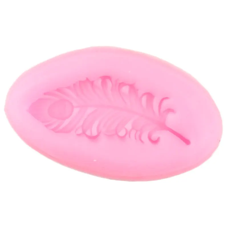 Перо птицы Силиконовые формы DIY Инструменты для выпечки инструменты украшения